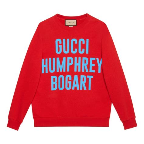 'Gucci Humphrey Bogart' print sweatshirt 